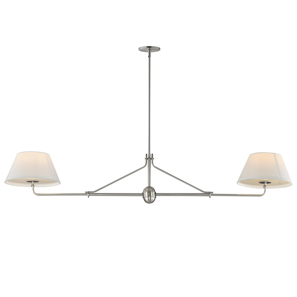 Maxim - Two Light Pendant - Dunbridge - Polished Nickel- Union Lighting Luminaires Decor
