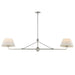 Maxim - Two Light Pendant - Dunbridge - Polished Nickel- Union Lighting Luminaires Decor