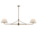 Maxim - Two Light Pendant - Dunbridge - Weathered Brass- Union Lighting Luminaires Decor