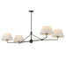 Maxim - Four Light Chandelier - Dunbridge - Antique Bronze- Union Lighting Luminaires Decor