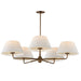 Maxim - Five Light Chandelier - Dunbridge - Weathered Brass- Union Lighting Luminaires Decor