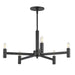 Maxim - Five Light Chandelier - Emana - Black- Union Lighting Luminaires Decor