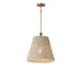Maxim - One Light Pendant - Baja - Natural Aged Brass- Union Lighting Luminaires Decor