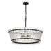 Maxim - Four Light Chandelier - Ruche - Bronze- Union Lighting Luminaires Decor