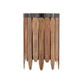 Maxim - One Light Wall Sconce - Marimba - Walnut- Union Lighting Luminaires Decor