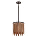 Maxim - One Light Pendant - Marimba - Walnut- Union Lighting Luminaires Decor