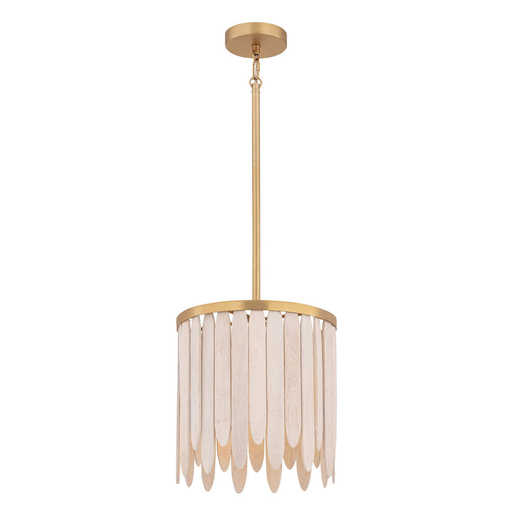 Maxim - One Light Pendant - Marimba - Weathered White- Union Lighting Luminaires Decor