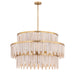 Maxim - Ten Light Chandelier - Marimba - Weathered White- Union Lighting Luminaires Decor