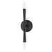 Maxim - Two Light Wall Sconce - Rome - Black- Union Lighting Luminaires Decor