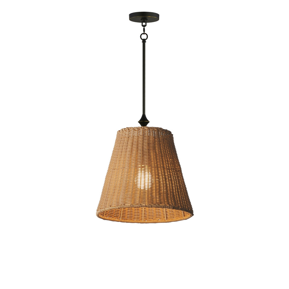 Maxim - One Light Pendant - Baja - Dark Bronze- Union Lighting Luminaires Decor