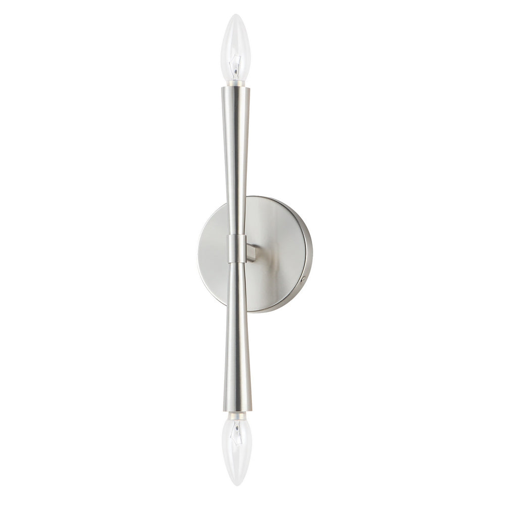 Maxim - Two Light Wall Sconce - Rome - Satin Nickel- Union Lighting Luminaires Decor