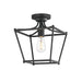 Maxim - One Light Pendant / Semi-Flush - Clifton - Black- Union Lighting Luminaires Decor