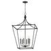 Maxim - Six Light Pendant - Clifton - Black- Union Lighting Luminaires Decor