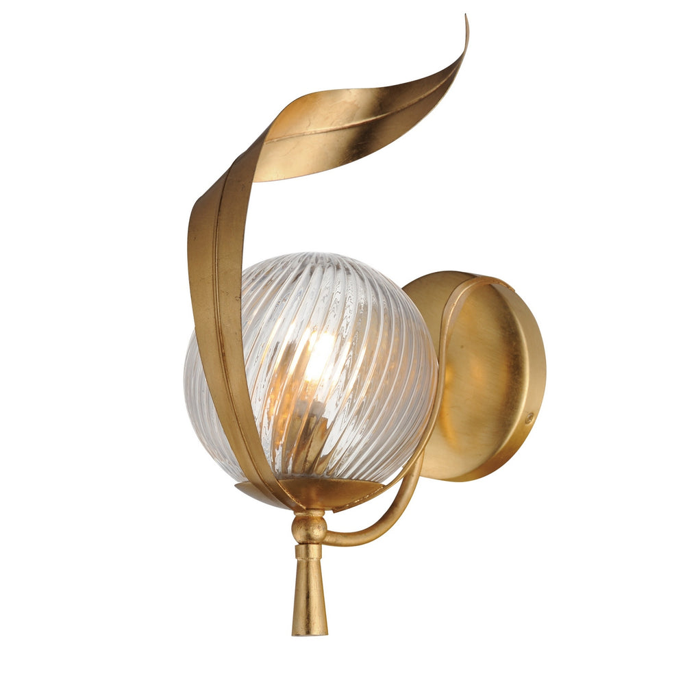 Maxim - One Light Wall Sconce - Firenze - Gold Leaf- Union Lighting Luminaires Decor