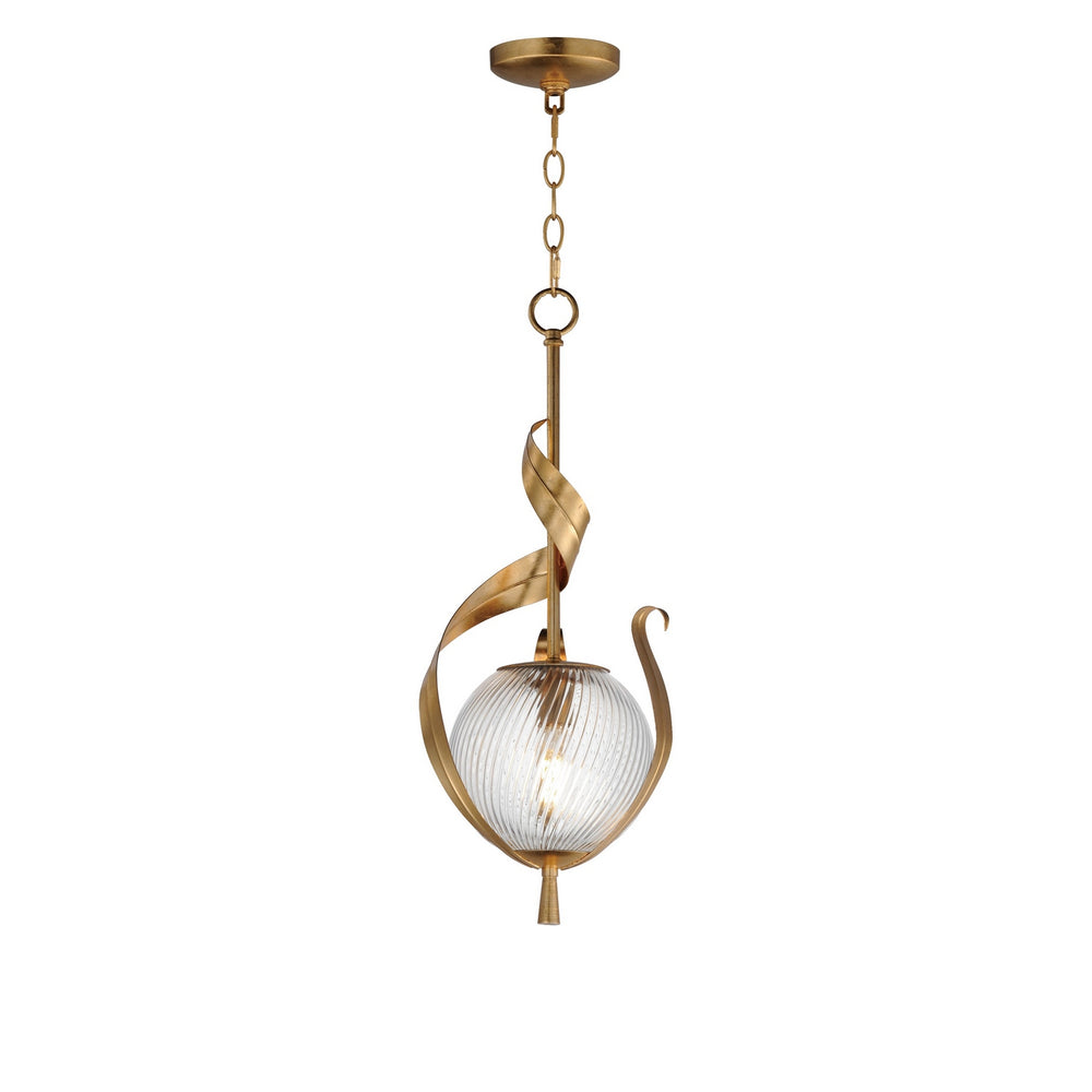 Maxim - One Light Pendant - Firenze - Gold Leaf- Union Lighting Luminaires Decor