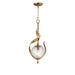Maxim - One Light Pendant - Firenze - Gold Leaf- Union Lighting Luminaires Decor