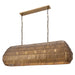 Maxim - Five Light Linear Pendant - Gilda - Antique Brass- Union Lighting Luminaires Decor