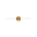 Maxim - LED Bath Bar - Tubi - Natural Aged Brass- Union Lighting Luminaires Decor