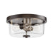 Maxim - Two Light Flush Mount - Fuller - Oil Rubbed Bronze- Union Lighting Luminaires Decor