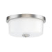 Maxim - Two Light Flush Mount - Fuller - Satin Nickel- Union Lighting Luminaires Decor