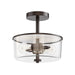 Maxim - Two Light Semi Flush/Pendant Convertible - Fuller - Oil Rubbed Bronze- Union Lighting Luminaires Decor