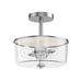Maxim - Two Light Semi Flush/Pendant Convertible - Fuller - Satin Nickel- Union Lighting Luminaires Decor