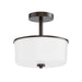 Maxim - Two Light Semi Flush/Pendant Convertible - Fuller - Oil Rubbed Bronze- Union Lighting Luminaires Decor