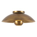 Kuzco Canada - One Light Semi-Flush Mount - Umbra - Vintage Brass- Union Lighting Luminaires Decor