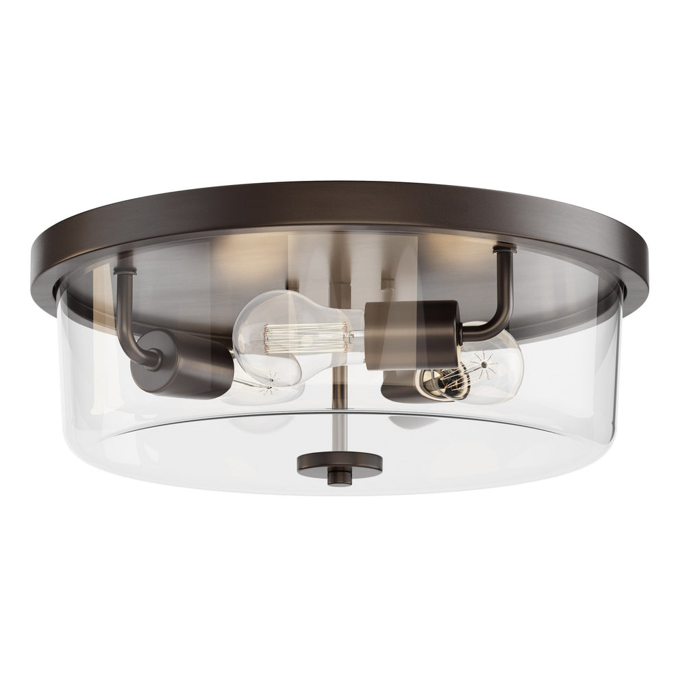 Maxim - Three Light Flush Mount - Fuller - Oil Rubbed Bronze- Union Lighting Luminaires Decor