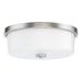 Maxim - Three Light Flush Mount - Fuller - Satin Nickel- Union Lighting Luminaires Decor