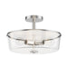 Maxim - Three Light Semi Flush/Pendant Convertible - Fuller - Satin Nickel- Union Lighting Luminaires Decor