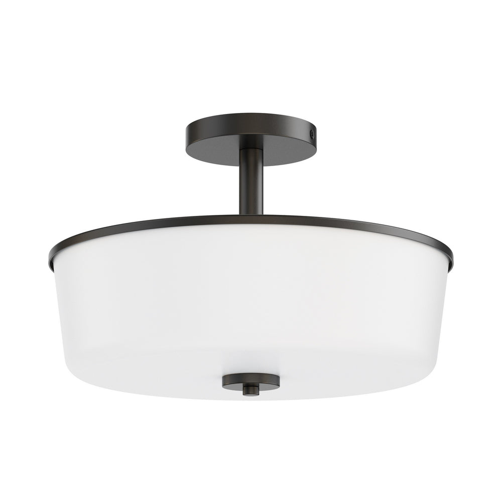 Maxim - Three Light Semi Flush/Pendant Convertible - Fuller - Black- Union Lighting Luminaires Decor