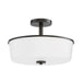 Maxim - Three Light Semi Flush/Pendant Convertible - Fuller - Black- Union Lighting Luminaires Decor