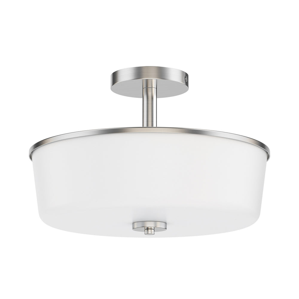 Maxim - Three Light Semi Flush/Pendant Convertible - Fuller - Satin Nickel- Union Lighting Luminaires Decor