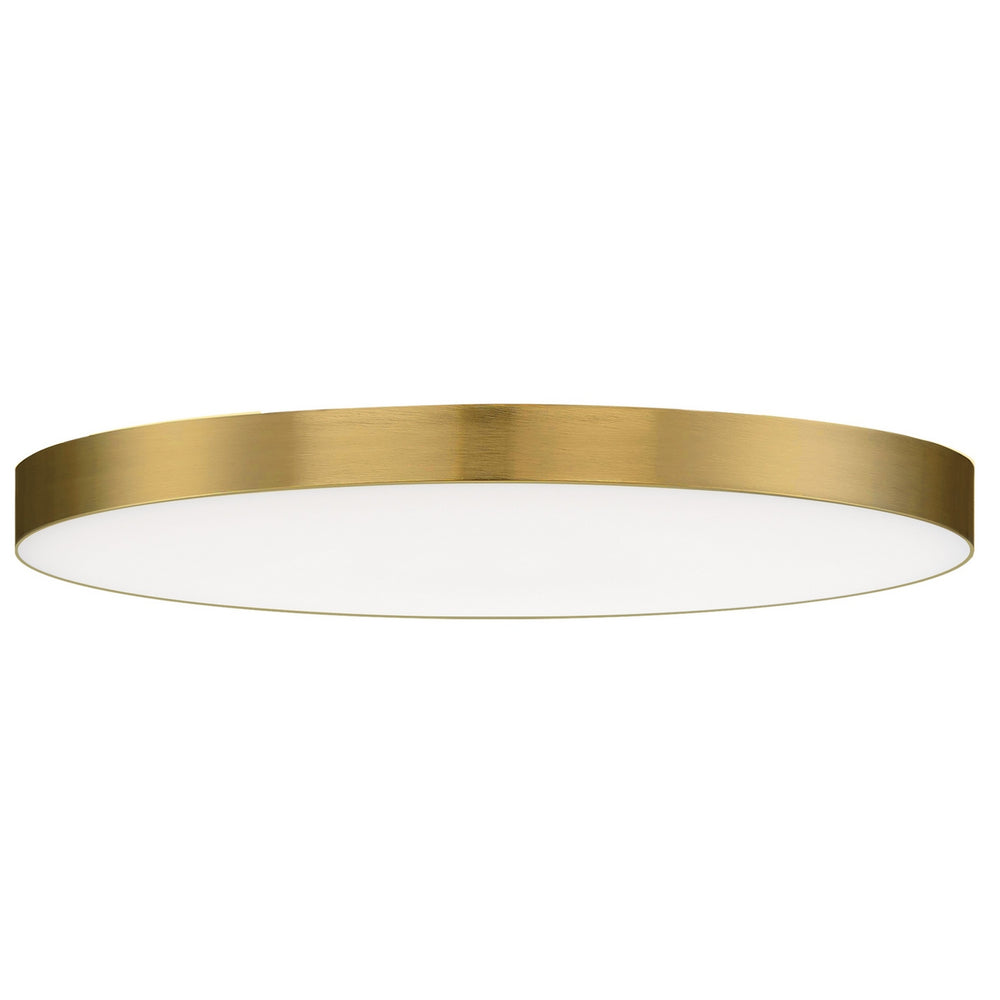 Maxim - LED Flush Mount - Trim - Satin Brass- Union Lighting Luminaires Decor