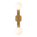 Kuzco Canada - Two Light Wall Sconce - Briar - Brushed Gold- Union Lighting Luminaires Decor