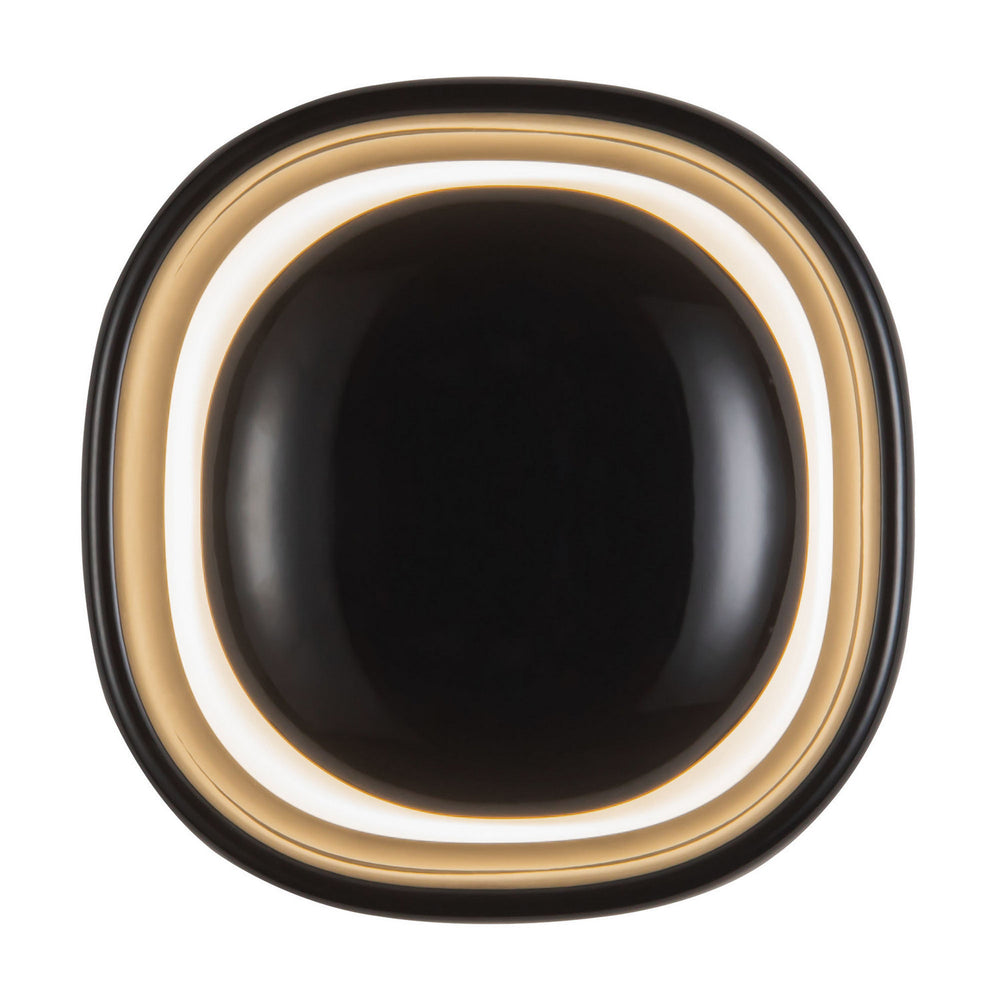 Kuzco Canada - LED Wall Sconce - Pebble - Glossy Black- Union Lighting Luminaires Decor