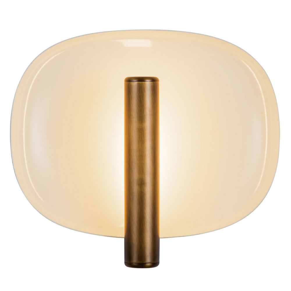 Kuzco Canada - LED Wall Sconce - Lustre - Pearl White/Vintage Brass- Union Lighting Luminaires Decor
