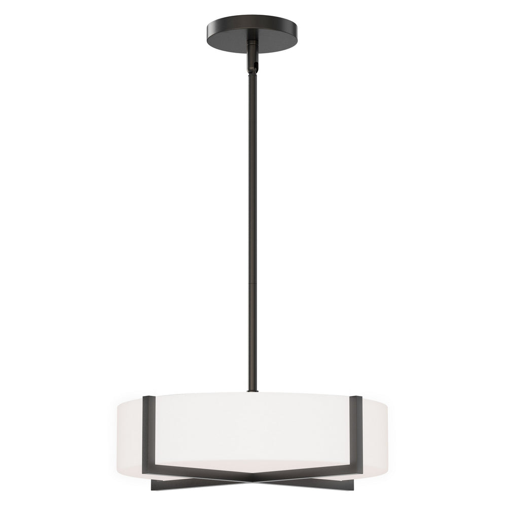 Maxim - LED Flush Mount/ Pendant Convertible - Dexter - Black- Union Lighting Luminaires Decor