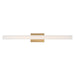 Maxim - LED Vanity - Vogue - Natural Aged Brass- Union Lighting Luminaires Decor