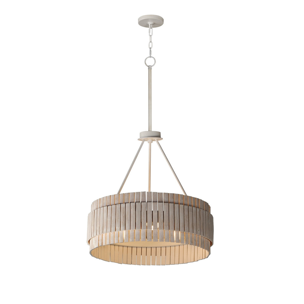Maxim - Three Light Chandelier - Satori - Ecru- Union Lighting Luminaires Decor