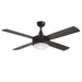 Maxim - 52" Ceiling Fan - Quattro - Black- Union Lighting Luminaires Decor