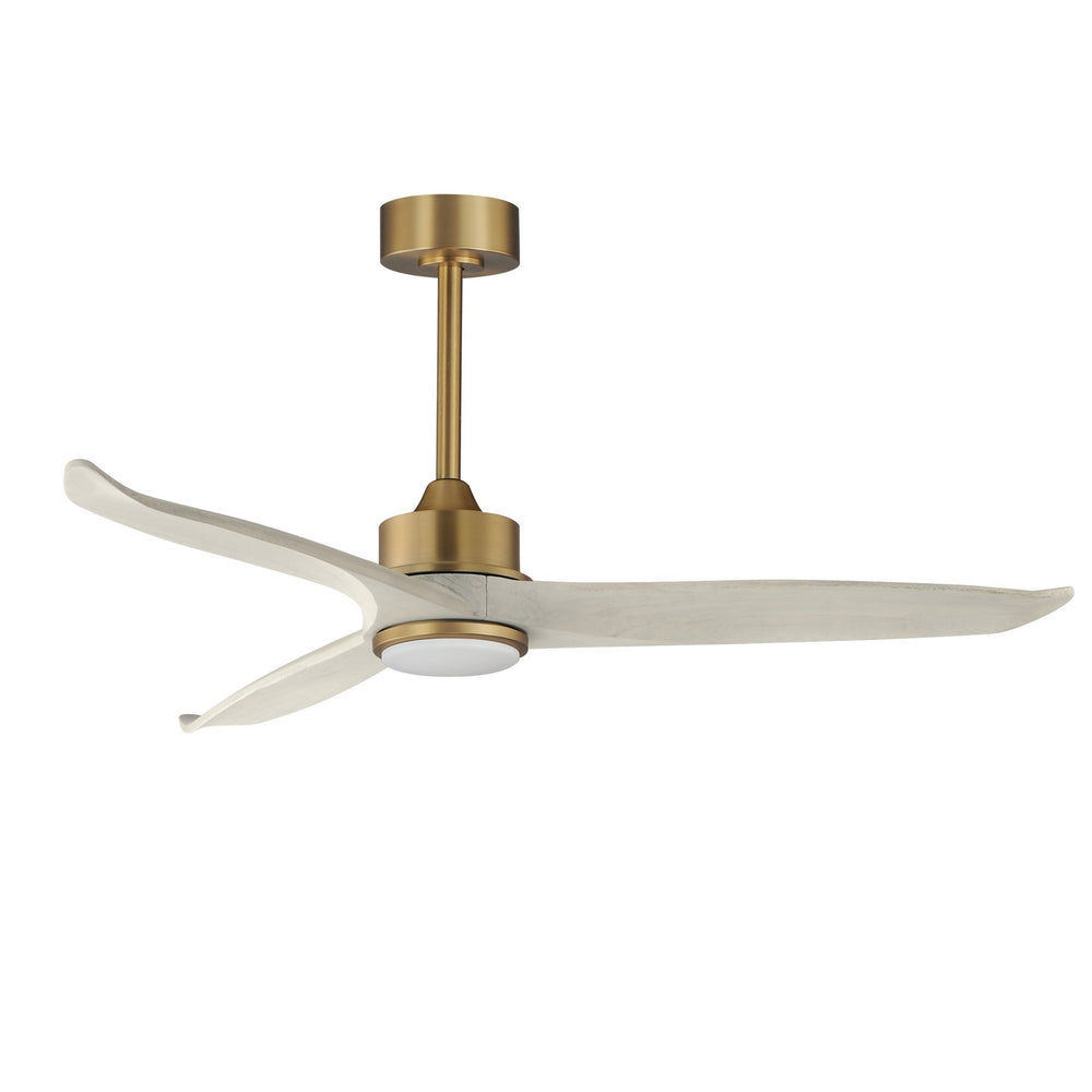 Maxim - 52" Ceiling Fan - Woodwind - Natural Aged Brass- Union Lighting Luminaires Decor