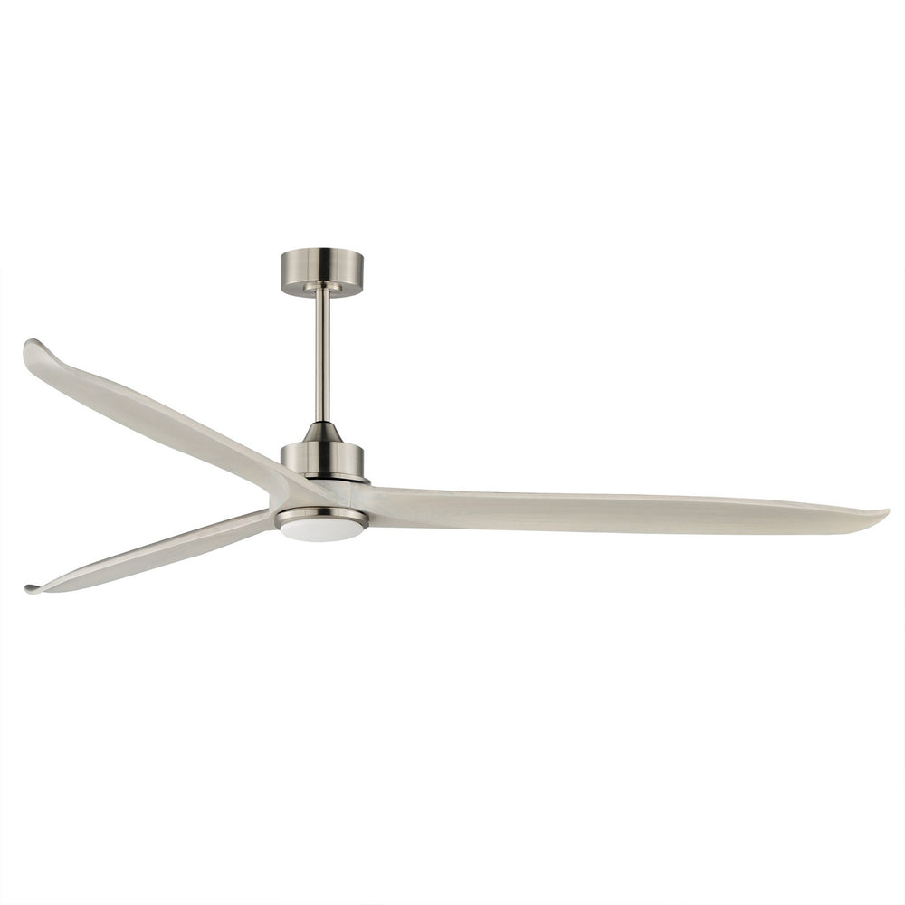 Maxim - 80" Ceiling Fan - Woodwind - Satin Nickel- Union Lighting Luminaires Decor