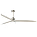 Maxim - 80" Ceiling Fan - Woodwind - Satin Nickel- Union Lighting Luminaires Decor