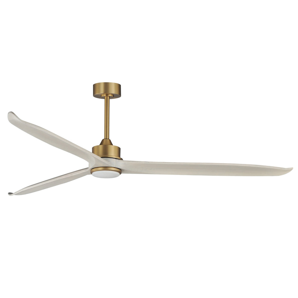 Maxim - 80" Ceiling Fan - Woodwind - Natural Aged Brass- Union Lighting Luminaires Decor