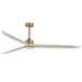 Maxim - 80" Ceiling Fan - Woodwind - Natural Aged Brass- Union Lighting Luminaires Decor