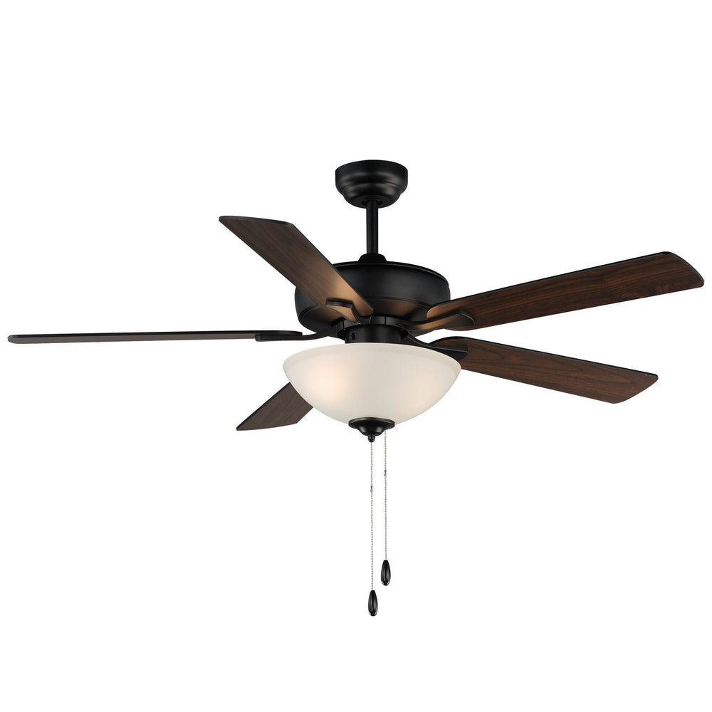 Maxim - 52" Ceiling Fan - Super-Max - Black- Union Lighting Luminaires Decor