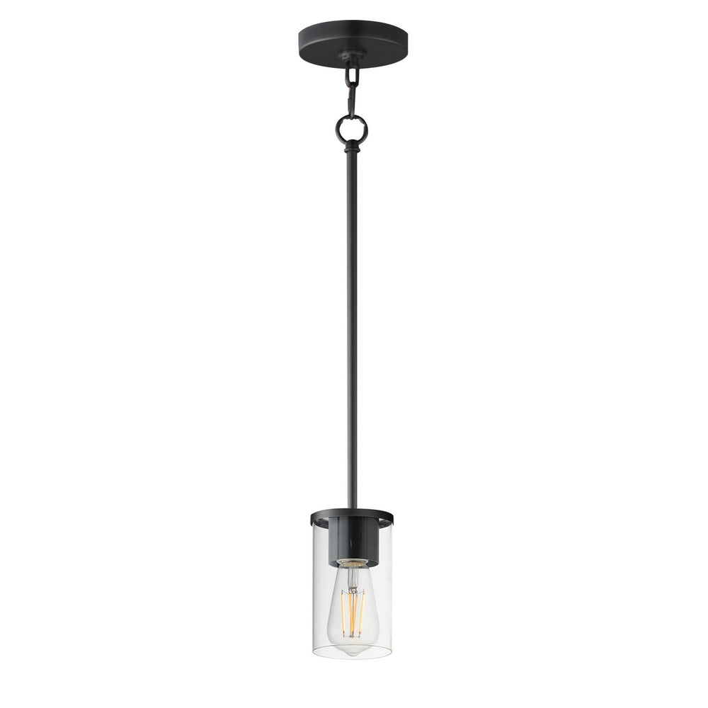 Maxim - One Light Pendant - Lateral - Black- Union Lighting Luminaires Decor