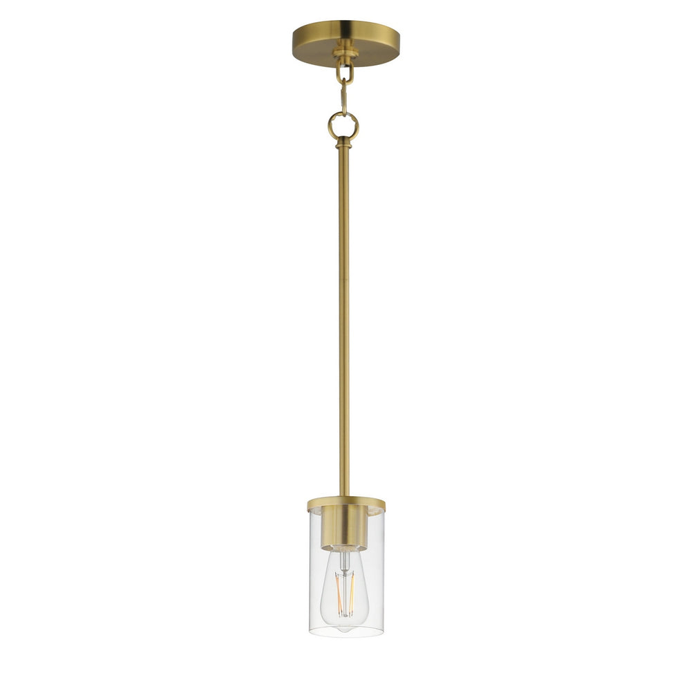 Maxim - One Light Pendant - Lateral - Satin Brass- Union Lighting Luminaires Decor